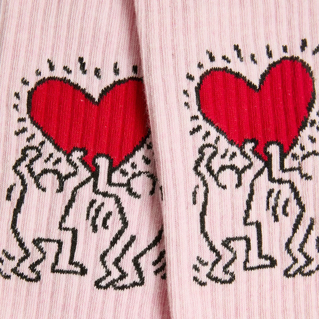 Socks Athletic Keith Haring Heart