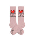 Socks Athletic Keith Haring Heart