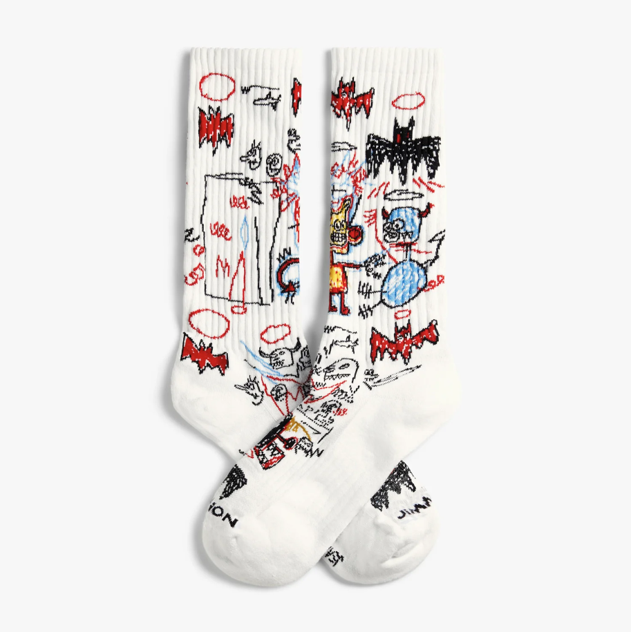 Socks Batman White